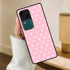 Pollaka Dot Glossy Metal Case Cover For Vivo - ShopOnCliQ