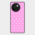 Pollaka Dot Glossy Metal Case Cover For Vivo V30E 5G
