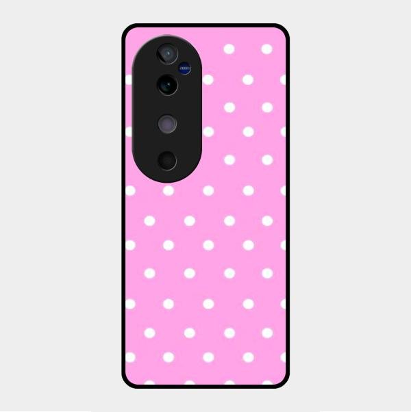 Pollaka Dot Glossy Metal Case Cover For Vivo V40 5G