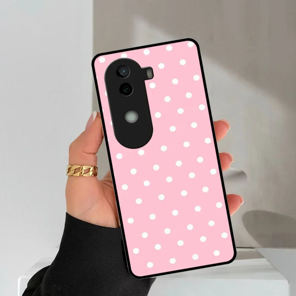 Pollaka Dot Glossy Metal Case Cover For Vivo - ShopOnCliQ