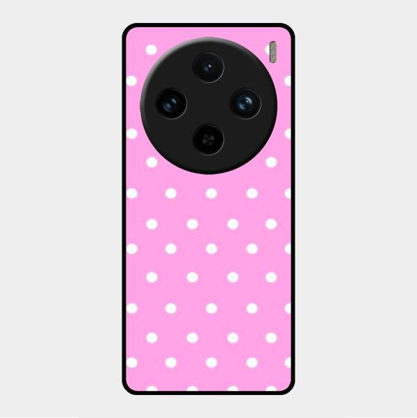 Pollaka Dot Glossy Metal Case Cover For Vivo X100 Pro 5G