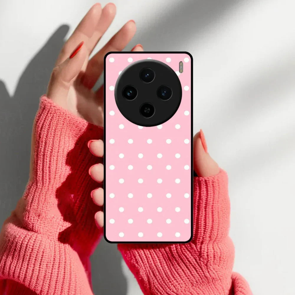 Pollaka Dot Glossy Metal Case Cover For Vivo - ShopOnCliQ