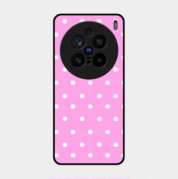Pollaka Dot Glossy Metal Case Cover For Vivo X200 Pro 5G