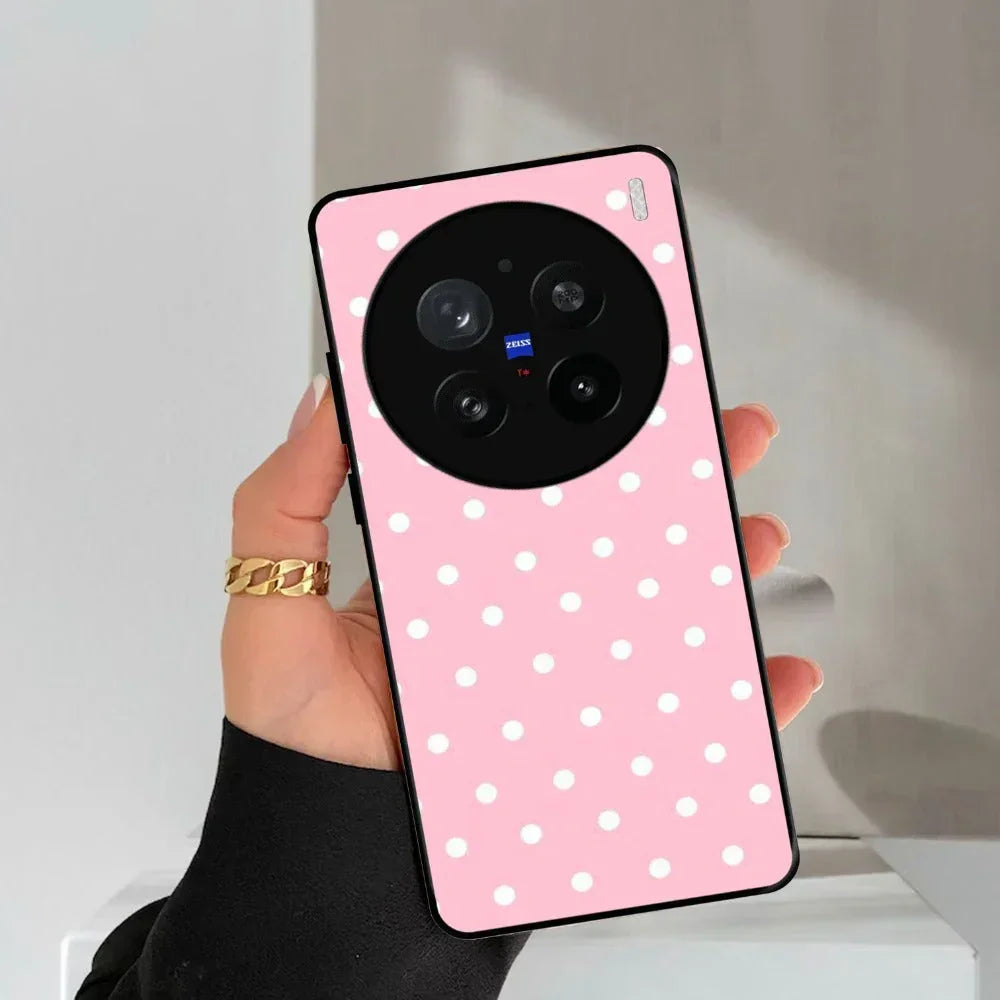 Pollaka Dot Glossy Metal Case Cover For Vivo - ShopOnCliQ