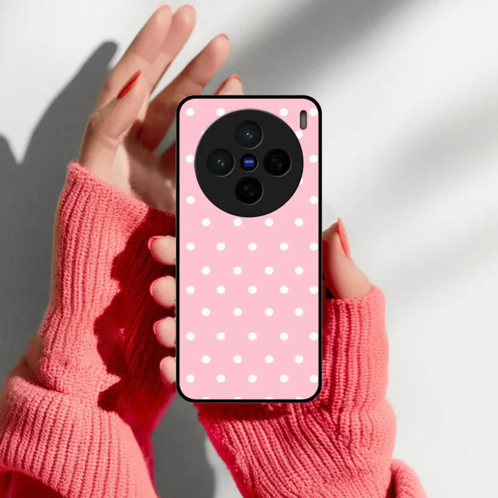 Pollaka Dot Glossy Metal Case Cover For Vivo - ShopOnCliQ
