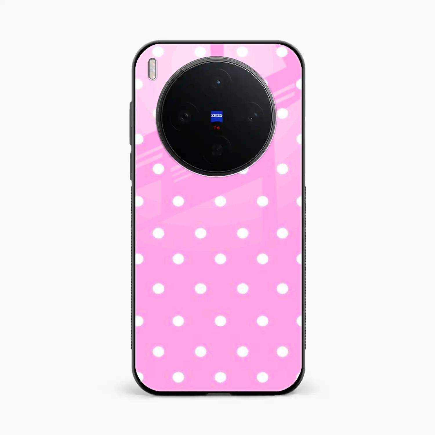 Pollaka Dot Glossy Metal Case Cover For Vivo X300 5G