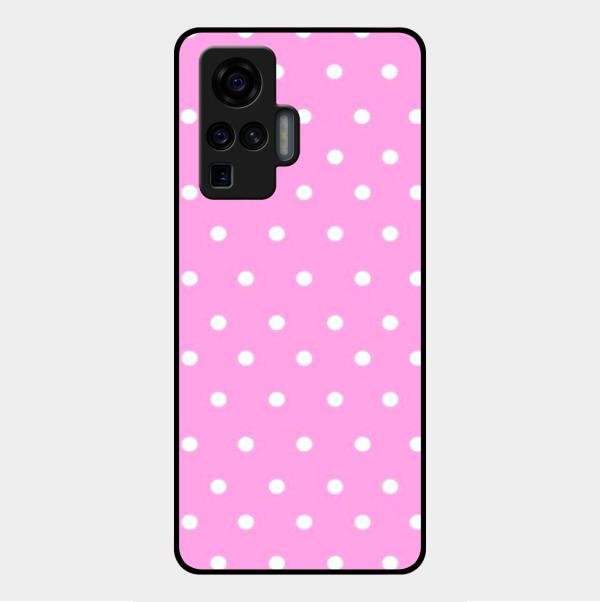 Pollaka Dot Glossy Metal Case Cover For Vivo X50 Pro 5G