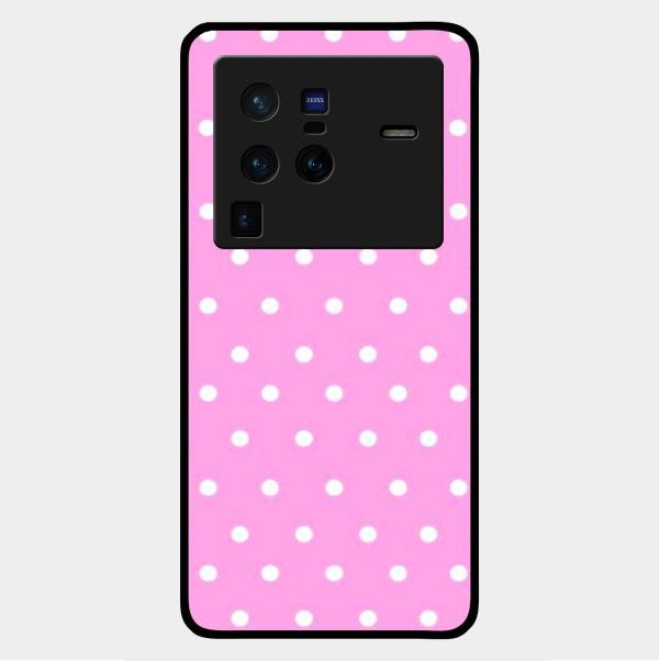 Pollaka Dot Glossy Metal Case Cover For Vivo X80 Pro 5G