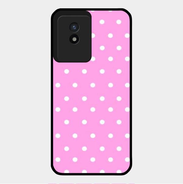 Pollaka Dot Glossy Metal Case Cover For Vivo Y02T