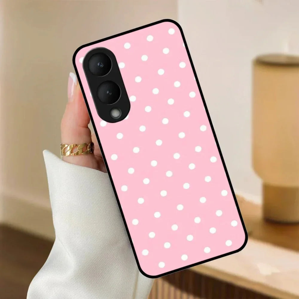 Pollaka Dot Glossy Metal Case Cover For Vivo - ShopOnCliQ