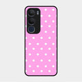 Pollaka Dot Glossy Metal Case Cover For Vivo Y29 5G