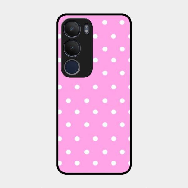Pollaka Dot Glossy Metal Case Cover For Vivo Y29 5G