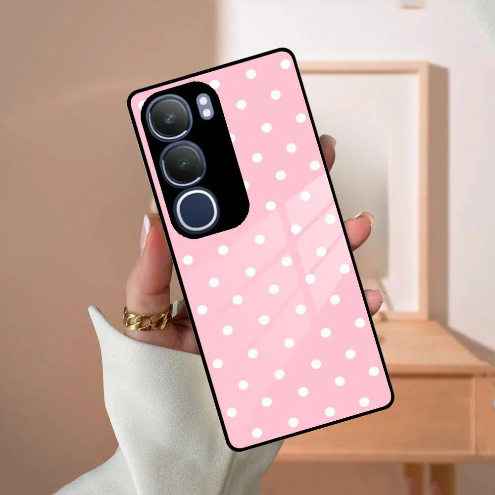 Pollaka Dot Glossy Metal Case Cover For Vivo - ShopOnCliQ
