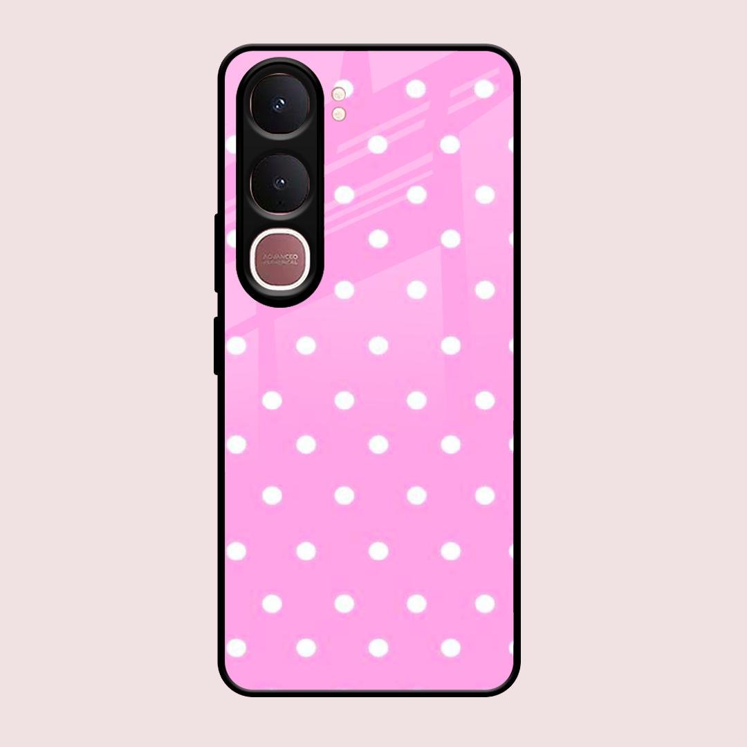 Pollaka Dot Glossy Metal Case Cover For Vivo Y31 5G