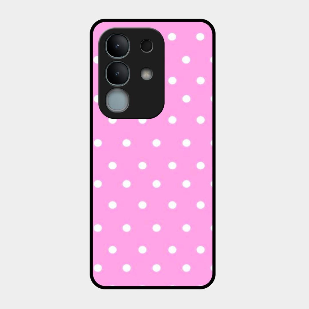Pollaka Dot Glossy Metal Case Cover For Vivo Y31 Pro 5G