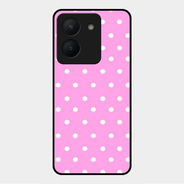 Pollaka Dot Glossy Metal Case Cover For Vivo Y36