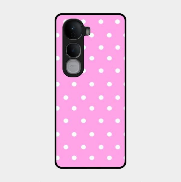 Pollaka Dot Glossy Metal Case Cover For Vivo Y400 Pro 5G