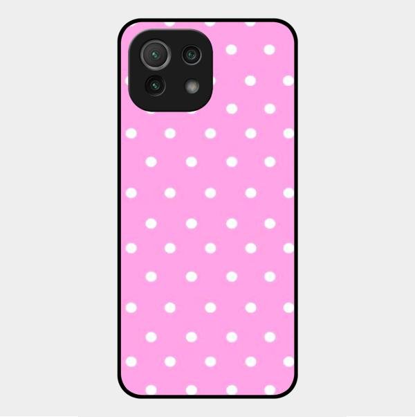 Pollaka Dot Glossy Metal Case Cover For Xiaomi Mi 11 Lite