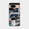 Porsche Group Art Glass Case Cover For Google Pixel 8 5G