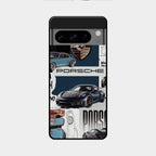 Porsche Group Art Glass Case Cover For Google Pixel 8 Pro 5G