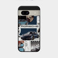 Porsche Group Art Glass Case Cover For Google Pixel 8A 5G