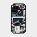 Porsche Group Art Glass Case Cover For Google Pixel 9A 5G