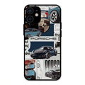 Porsche Group Art Glass Case Cover For iPhone 12 mini