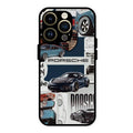 Porsche Group Art Glass Case Cover For iPhone 14 Pro