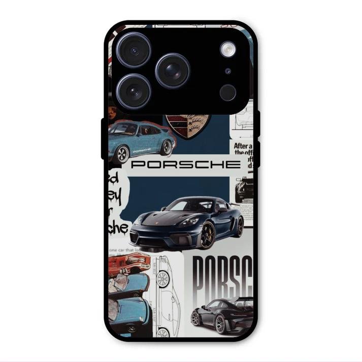 Porsche Group Art Glass Case Cover For iPhone 17 Pro