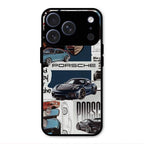 Porsche Group Art Glass Case Cover For iPhone 17 Pro