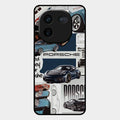 Porsche Group Art Glass Case Cover For Iqoo 12 5G