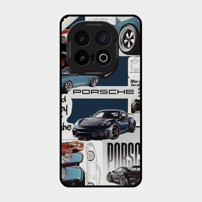 Porsche Group Art Glass Case Cover For Iqoo 13 5G
