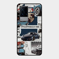 Porsche Group Art Glass Case Cover For Iqoo 9 5G