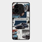 Porsche Group Art Glass Case Cover For Iqoo Neo 10R 5G
