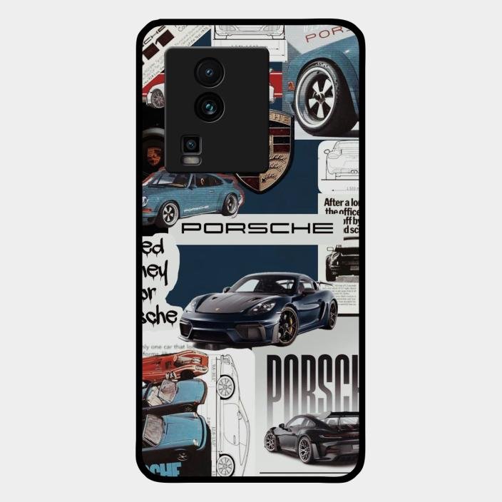 Porsche Group Art Glass Case Cover For Iqoo Neo 7 5G