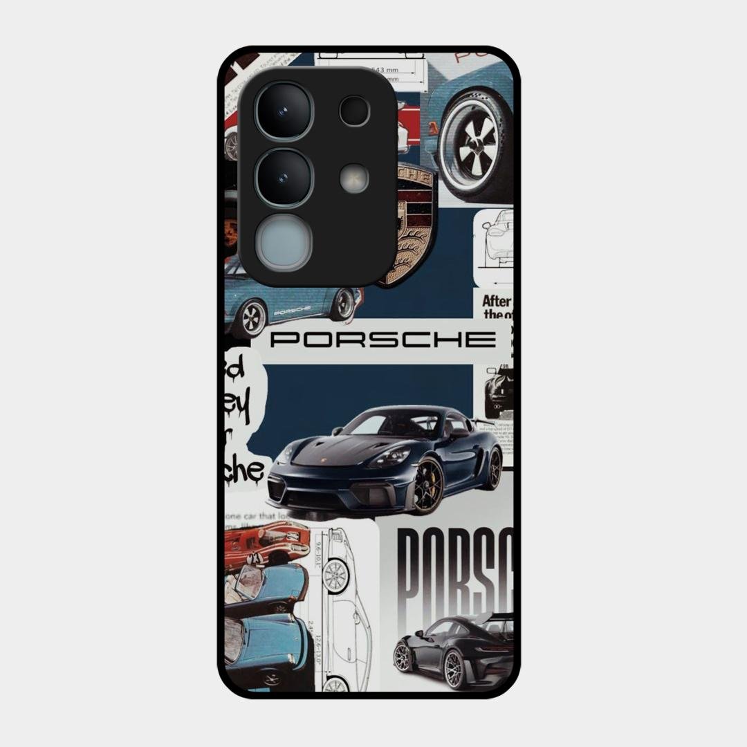 Porsche Group Art Glass Case Cover For iQOO Z10x 5G