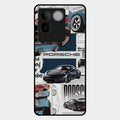 Porsche Group Art Glass Case Cover For Iqoo Z7 Pro 5G