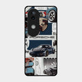 Porsche Group Art Glass Case Cover For Iqoo Z9S 5G