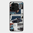 Porsche Group Art Glass Case Cover For Iqoo Z9X 5G