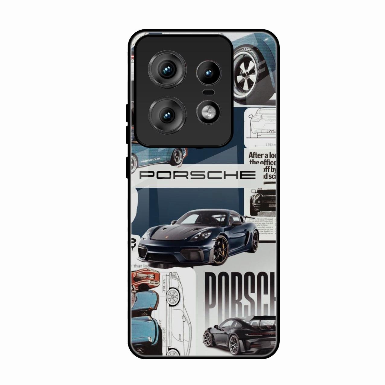 Porsche Group Art Glass Case Cover For Motorola Edge 50 Pro