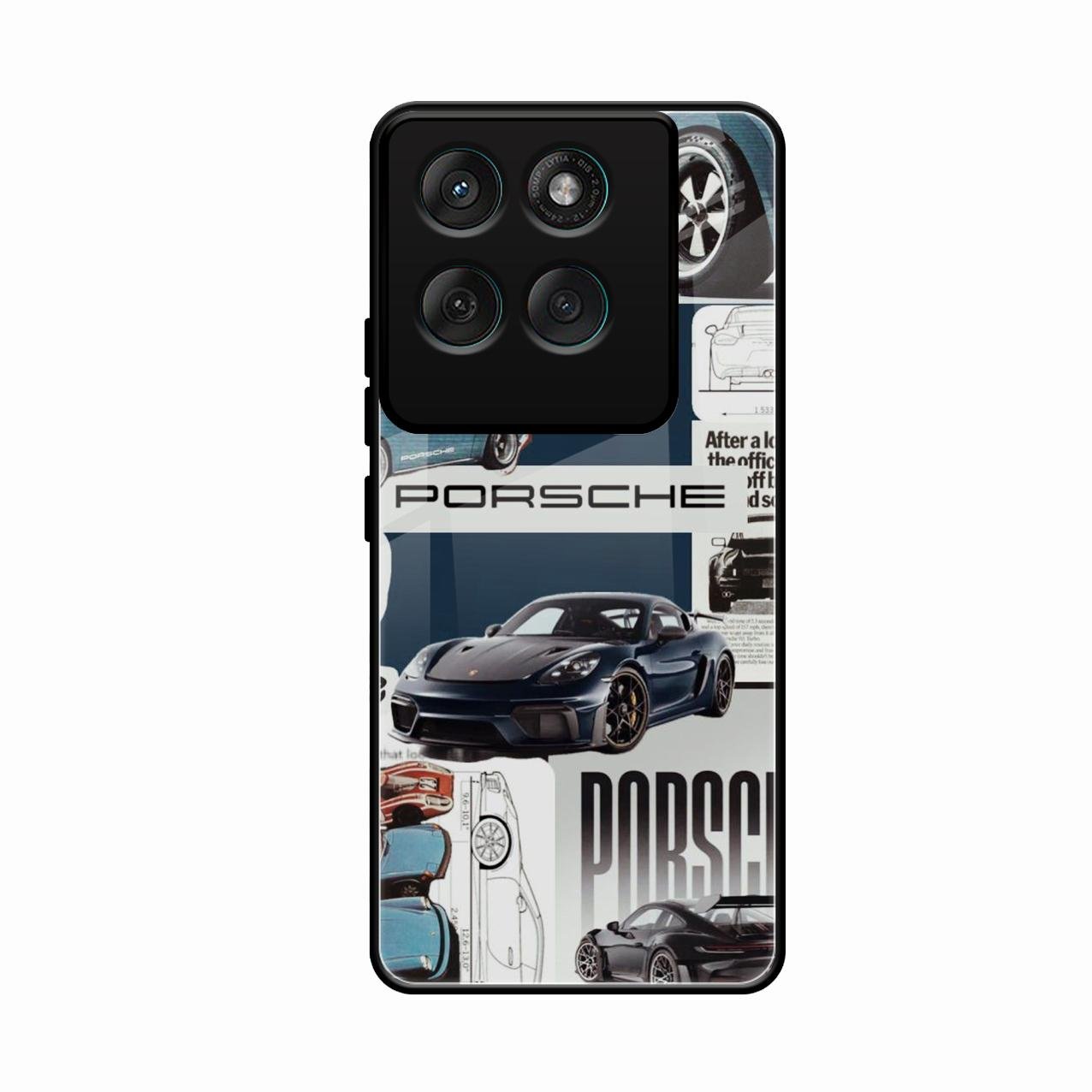 Porsche Group Art Glass Case Cover For Motorola Edge 60 Pro 5G