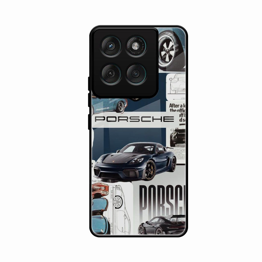 Porsche Group Art Glass Case Cover For Motorola Edge 60 Stylus 5G