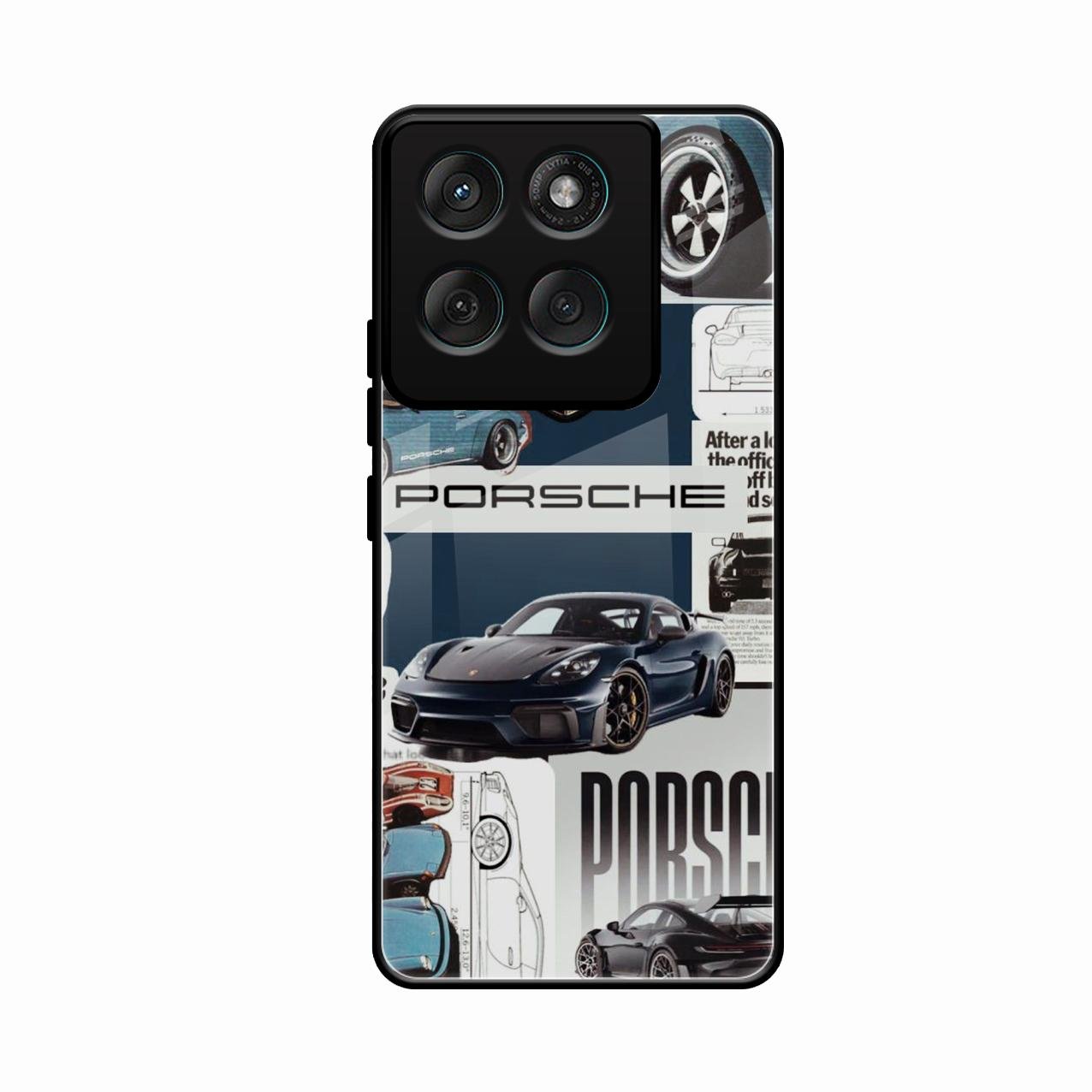 Porsche Group Art Glass Case Cover For Motorola Edge 60 Stylus 5G