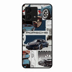 Porsche Group Art Glass Case Cover For Motorola g84 5G