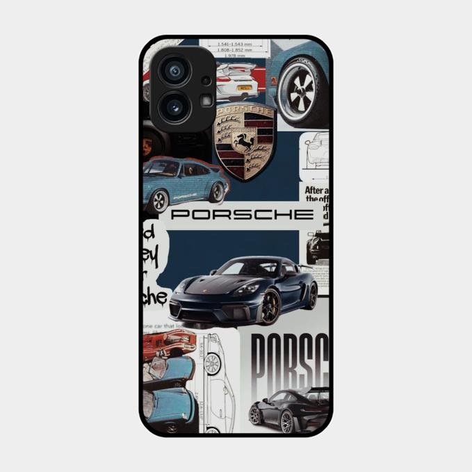 Porsche Group Art Glass Case Cover For Nothing Phone 1