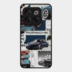 Porsche Group Art Glass Case Cover For Oneplus 10T 5G