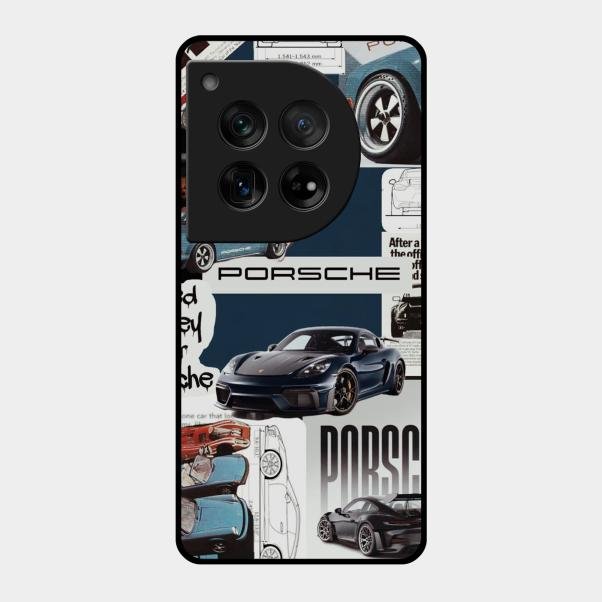 Porsche Group Art Glass Case Cover For Oneplus 12 5G