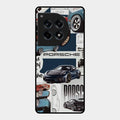 Porsche Group Art Glass Case Cover For Oneplus 12R 5G