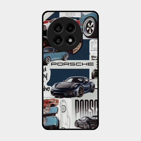 Porsche Group Art Glass Case Cover For Oneplus 13R 5G