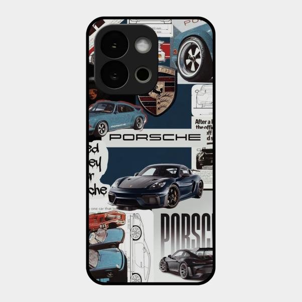 Porsche Group Art Glass Case Cover For Oneplus 13S 5G